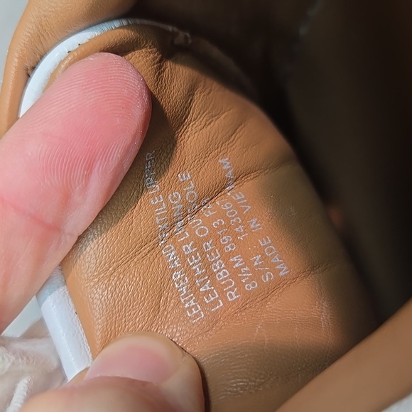 Tory Burch Women's Ladybug Leather Logo Platform Sneakers Shoes Sz 8.5M - Picture 14 of 15